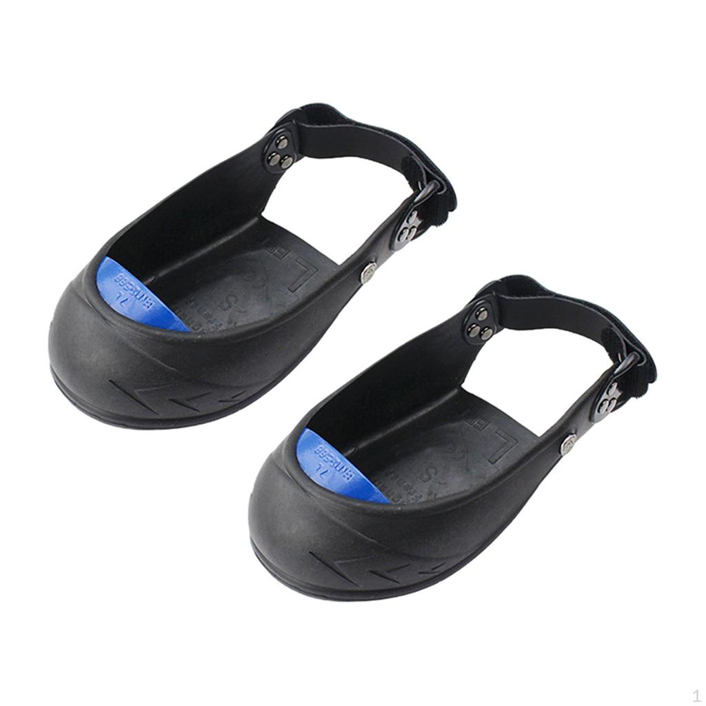 2 Pieces Anti Smashing Shoes Covers Overshoes Workplace Cover for Workplace, Rubber Adjustable