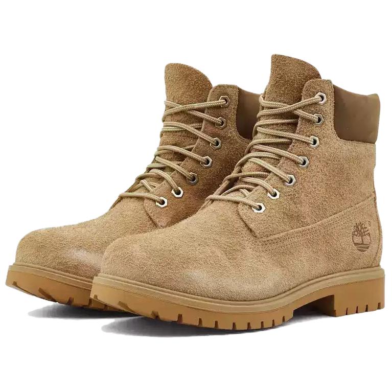 Timberland Двухслойные Коровья кожа Теплые Удобные Мягкие Короткие Уличные Сапоги Мужские сапоги Коричневый A6CH6-EUP