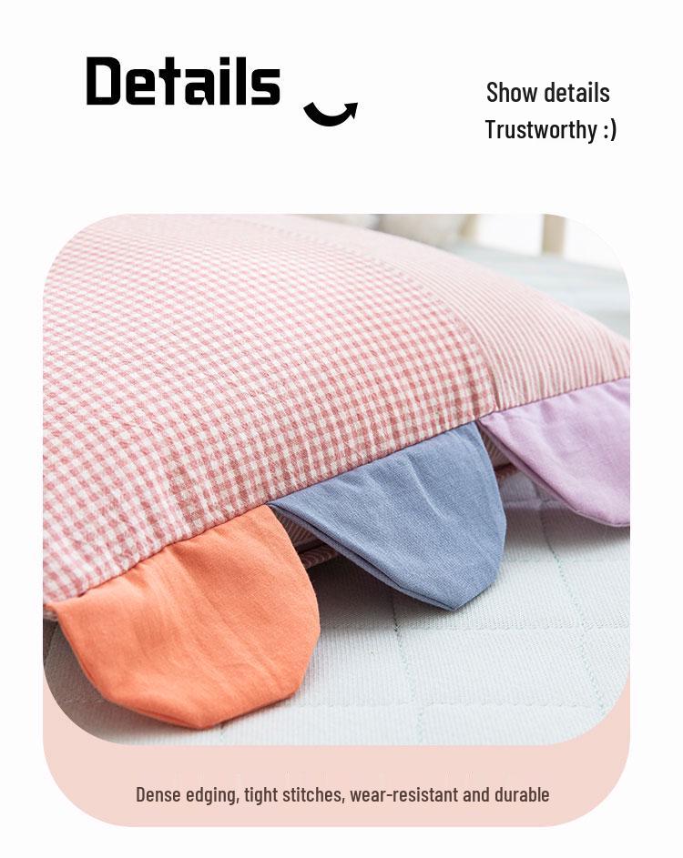 Наволочка детская из чистого хлопка, 30x50 см, с мультяшным рисунком, для подушки ребенка, детского сада и школьника.