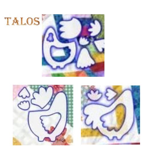 Шаблоны для лоскутного шитья в виде курицы, шаблоны для шитья из акрила в форме курицы, аксессуары для лоскутного шитья в виде курицы для любителей рукоделия, подарок