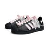 Adidas Originals Superstar 2 Shell Head, Lace Sweet Berry, Special Shopping Bag Abrasion Resistant Low top JI0079(Team1093-BOX)