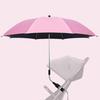 Baby Stroller Umbrella with Clamp UPF Adjustable Waterproof Windproof Universal Sun UV Protection Outdoor UV