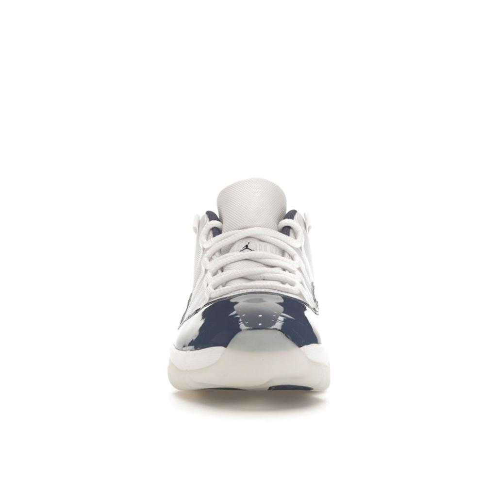 Air Jordan 11 Retro Low Diffused Blue Men Sneakers White Midnight-Navy Football-Grey FV5104-104