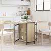 Dining Table 144 x 60 x 75 cm Particleboard Sonoma Oak Finish