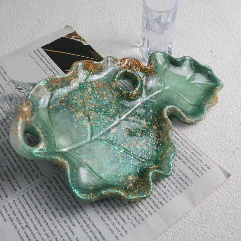 Форма для лотка из смолы, силиконовые формы для лотков для ювелирных изделий, нерегулярные формы для литья из эпоксидной смолы, коробка для хранения, гипсовая форма для декора