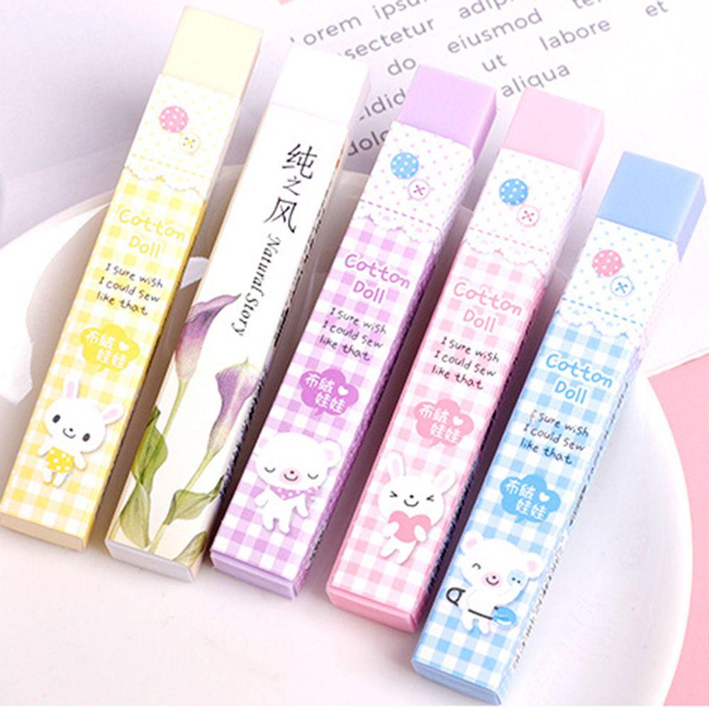 Kids Novelty Writing Drawing Erasers School Office Supplies Long Strip Eraser Stationery Tools