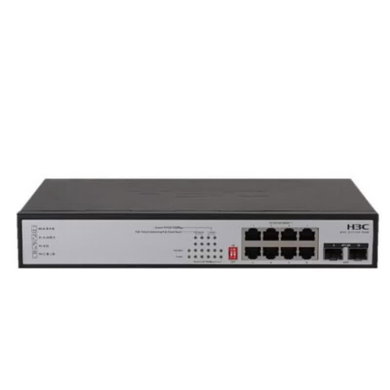 H3C S1210F-HPWR 10-Port Gigabit PoE Switch