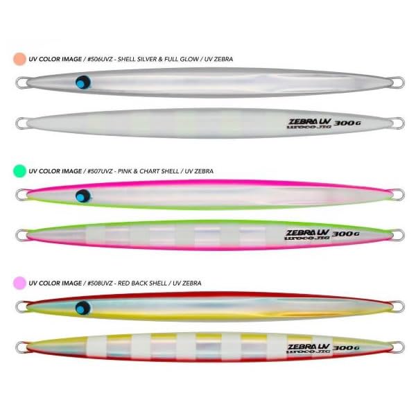 Uroko Uroko Джиг 400г Голографическая Сайра УФЗ #502GUV