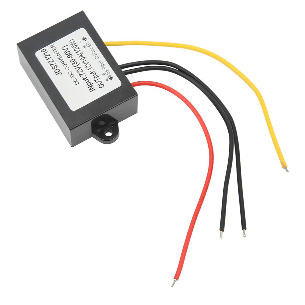 Понижающий преобразователь IP67 Водонепроницаемый DC 72V в DC 12V 10A Модуль преобразователя напряжения для транспортного средства