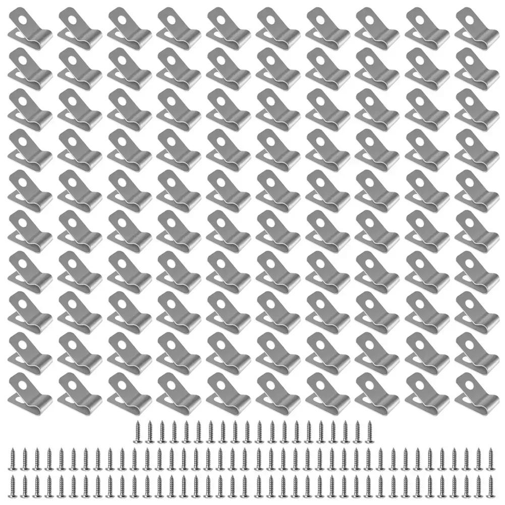 Easy Installation For Reliable Fastening Cattle Panel Clips Aluminum Wire Clips Reliable Fastening Sturdy Aluminum Material