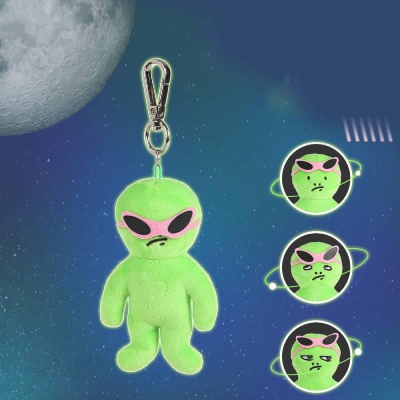 Оригинальный креативный плюшевый брелок в виде злого инопланетянина, милый причудливый мультяшный аксессуар для куклы