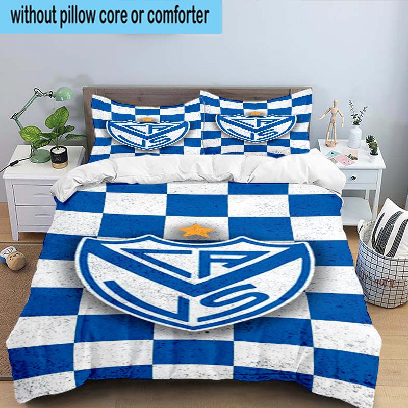 Club Atlético Vélez Sársfield 3PCS Bedding Set 2D Printing (Includes 1 Duvet Cover + 2 Pillowcases Coreless), Bedroom decor,Fan gift