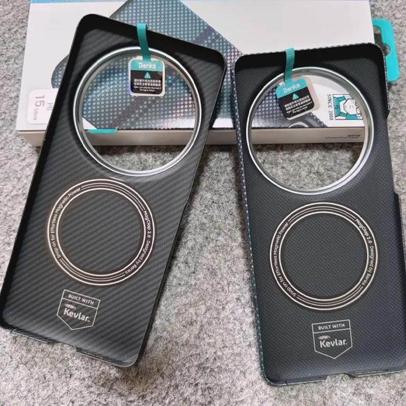 Benks Kevlar Magnetic Case For Xiaomi 15 Ultra Carbon Fibre Back Cover Case for XIAOMI 15 ULTRA