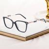 Очки универсальные простые высококачественные женские очки-бабочки для близорукости оправа