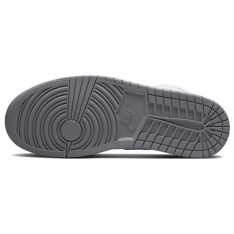 Air Jordan 1 Mid Neutral Grey Мужские кроссовки White Stealth 554724-135