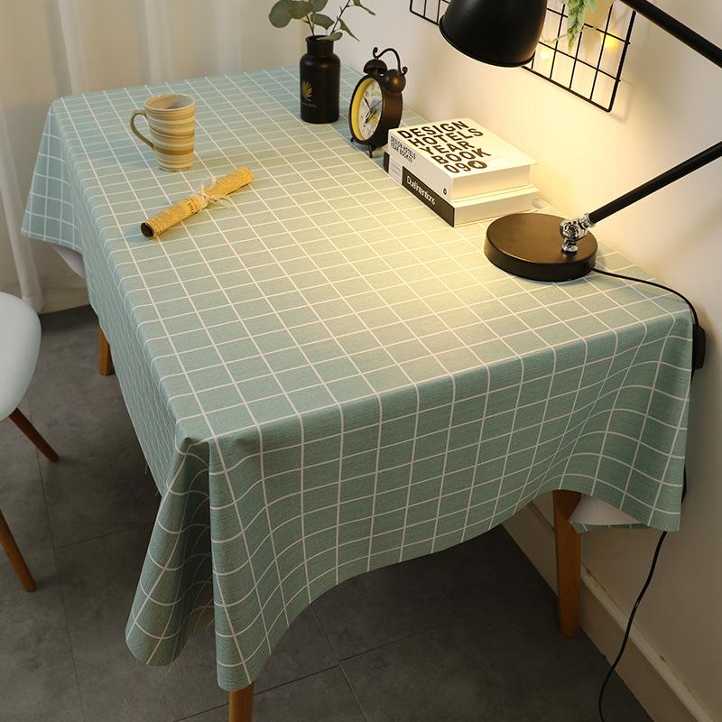 Скатерть Водонепроницаемая и Маслостойкая Не требующая стирки Настольная Прямоугольная Скатерть для Обеденного Стола Скатерть для Кофейного Столика ПВХ Накладка на Стол