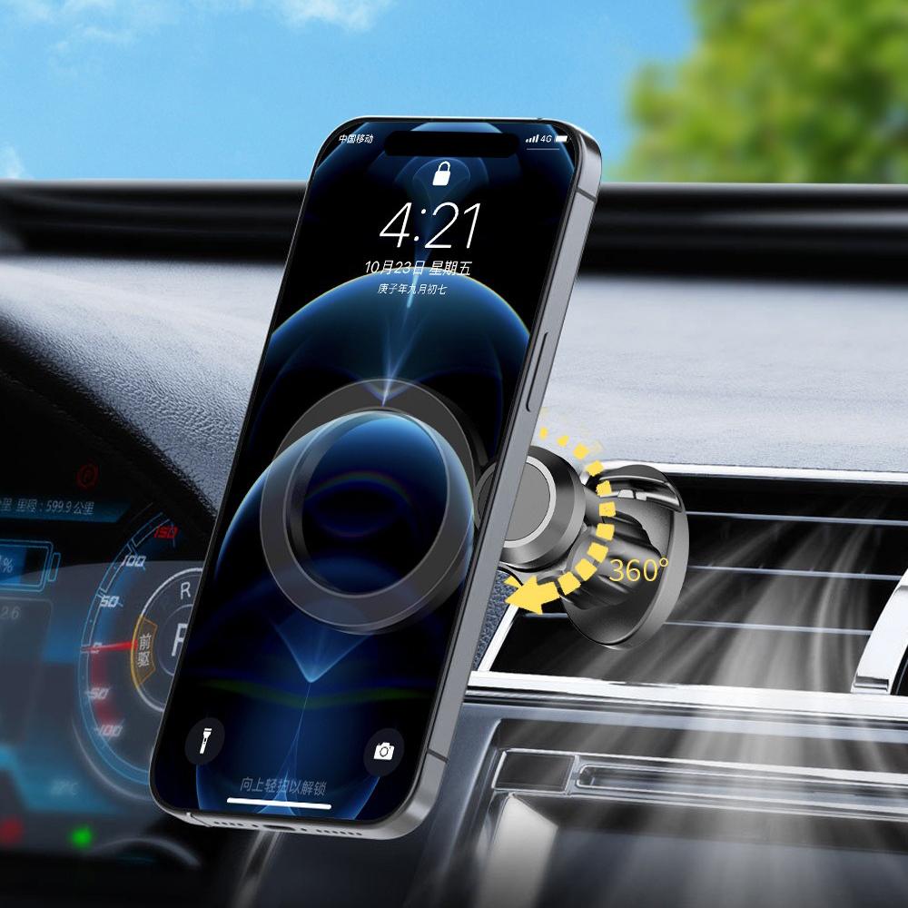 Magnetic Car Phone Holder for MagSafe Car Mount Air Vent Phone Holder Car Hand Free for iphone 17 pro max 16 iphone 15 iphone 13