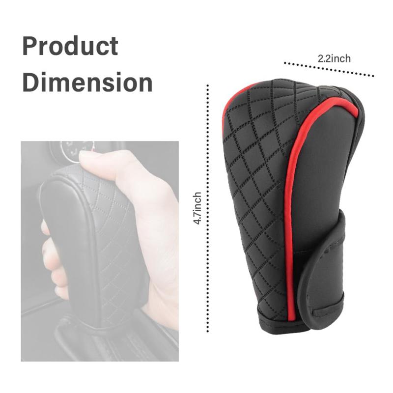 Креативный кожаный чехол для рычага переключения передач автомобиля, универсальная ручка переключения передач, защитный чехол, аксессуары для интерьера