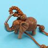 Accessorites Pendant Gift Wooden Carving Horse Elephant Keychain