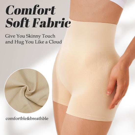 Шорты с высокой талией, формирующие фигуру, бесшовные трусики с контролем живота, с нескользящим поясом, удобное корректирующее белье для тела для женщин