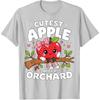 Cutest Apple in The Orchard Cute Apple Picking Season Girl T-Shirt