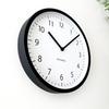 KATOMOKU Muku Clock 4 LL Black km-138BK 382mm (radio Clock)
