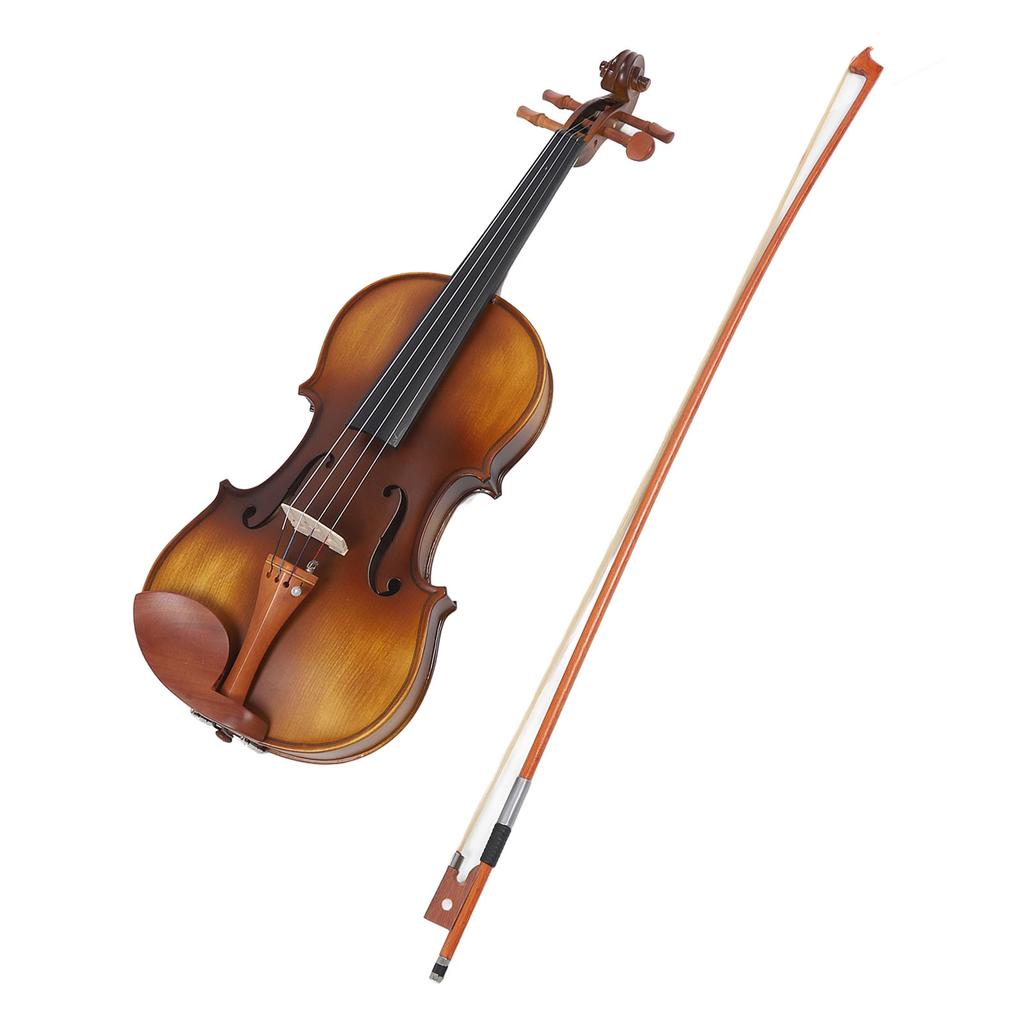 Профессиональный набор скрипичных инструментов, деревянная скрипка ручной работы, полный набор из 44 нот для начинающих, детей и взрослых