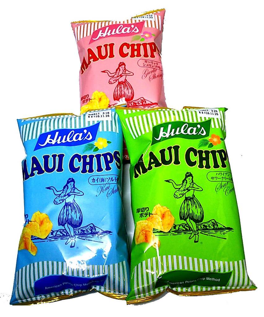 Картофельные чипсы Hula Brand Maui Chips 150 г, набор из 3 шт.