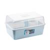 Countertop Plastic Dish Drying Rack with Lid