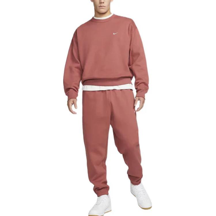 Nike Толстовки Мужские Красный Круглый вырез Умеренный Другое DA0318-691
