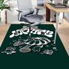 1pc EMBRACE NATURE Home Office, Durable Polyester Floor Mat with Easy, Office Decor, Urban Style, Nonslip Backing