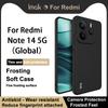 For Redmi Note 14 5G Phone Case IMAK UC-3 Matte Soft Cover
