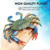 1/3 Pcs Crab Realistic Crab Toy Artificial Educational Bath Toys Ocean Crab Decoration  Home