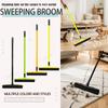 Резиновая щетка для шерсти домашних животных со скребком, с телескопической ручкой 48 дюймов для ковров, плитки и твердых пород дерева