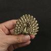 Brass Peacock Statue Vintage Animal Figurine Tabletop Decoration Crafts Home Decor
