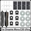 Сменные аксессуары для пылесоса Dreame Mova E30 Ultra / Trouver E30 Ultra, фильтр, основная боковая щетка, мешок
