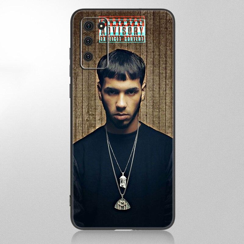 Чехол для рэпера Anuel aa Ozuna для Samsung Galaxy A12 A02S A22 A32 A52 A72 A71 A51 A41 A31 A21 A11 A50 A70 A10S A20S черный