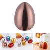 Stainless Steel Salt Pepper Shaker Egg Shape Egg Spice Jar New Seasoning Container Household