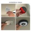 Interior Ceiling Led Light Built-in Lithium Battery Usb Charging Stepless Dimming 3-color Switching Indoor Dome Car Reading Lamp