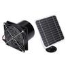 6.5 Inch Solar Powered Exhaust Fan 50W 12V ABS Monocrystalline Silicon Solar Panel Ventilation Fan