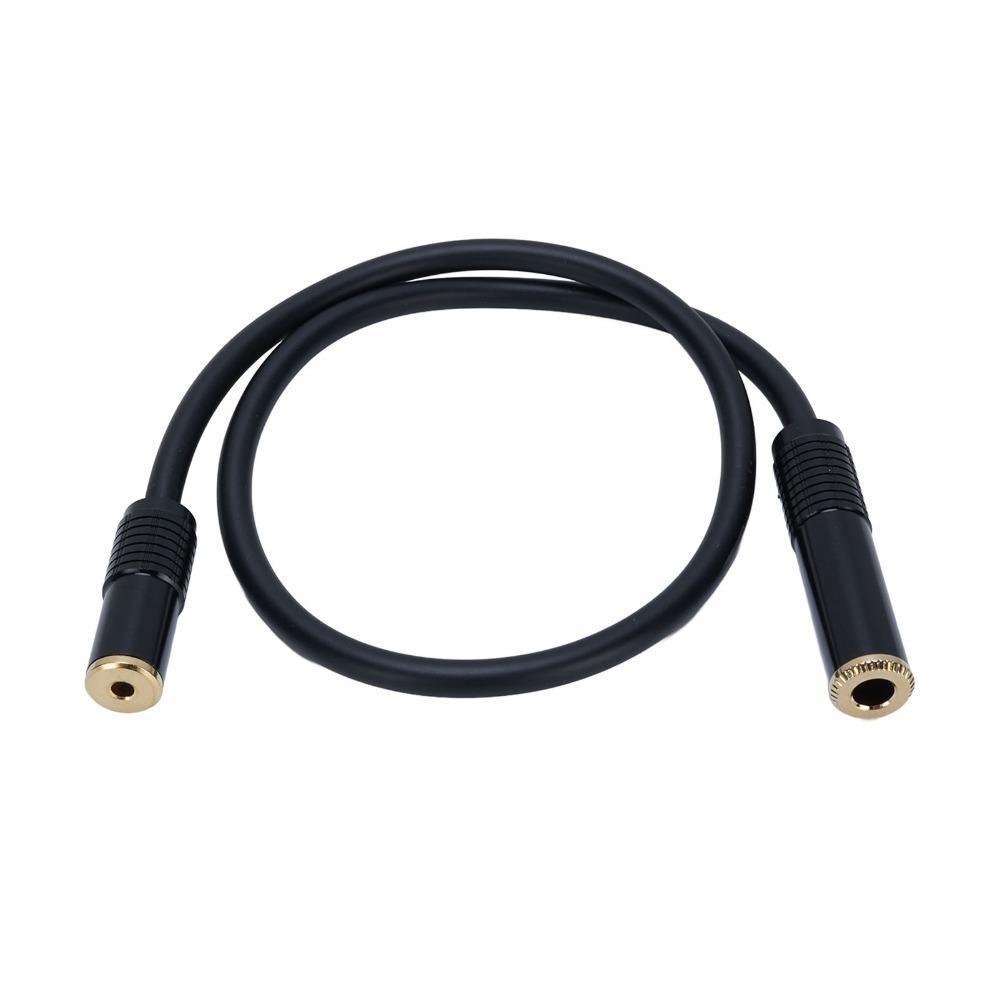 Plug and Play Stereo Sound Cable 6.35mm 1/4in Female to 3.5mm 1/8in Female Guitar Equipment