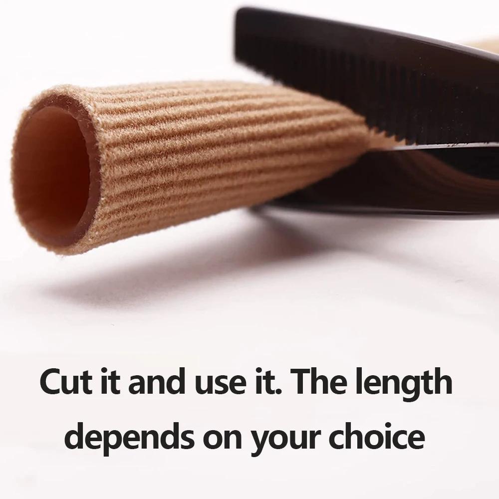 Тканевые подушечки для пальцев ног, тканевые тубусы для пальцев ног, тканевые защитные накладки для пальцев от мозолей, волдырей, натоптышей, молоткообразных пальцев и пальцев ног, средства для ухода за ногами