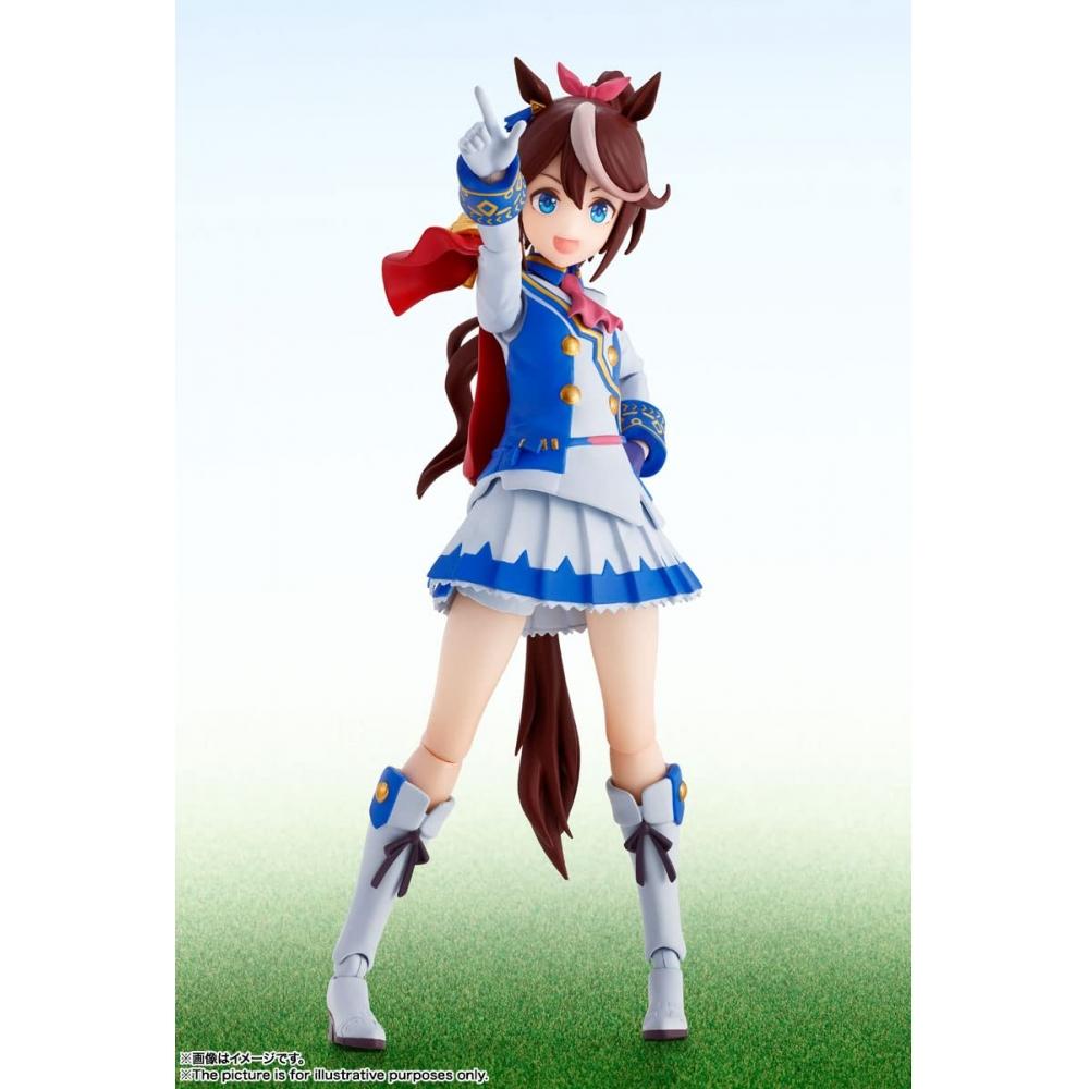SHFiguarts Uma Musume Pretty Derby Tokai Teio приблизительно. 125 мм окрашенная подвижная фигурка из АБС и ПВХ