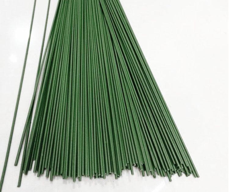 40 см зеленая резиновая флористическая проволока для самостоятельного изготовления композиций