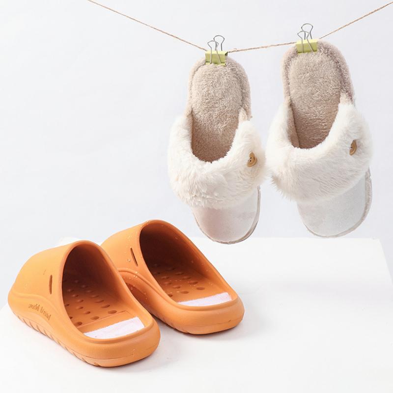 Съемные и моющиеся хлопковые тапочки, зимние домашние нескользящие водонепроницаемые теплые плюшевые хлопковые тапочки с толстой подошвой