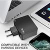Зарядное устройство USB Type C 65 Вт, 6 портов, быстрая зарядка, адаптер для iPhone, Samsung, Xiaomi, многопортовое быстрое зарядное устройство с вилкой EU/US