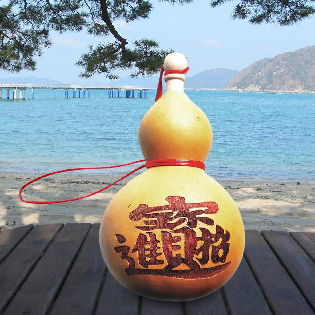 Jug Calabash Table Decor Kettle Beverage Kettle Gourd Ornament Calabash Ornament for Living Room Hotel Outdoor Gifts