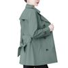 Women's Windbreaker Women's Spring and Autumn Fashion Casual Versatile Medium Length Coat Women's Coat