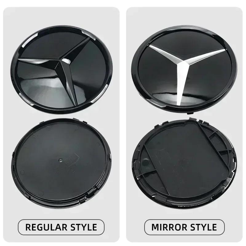 VCJ1 3D 188mm Front Grille Star Logo Emblem Badge For Mercedes-Benz C Class 2014-2018 GLC Car Emblems