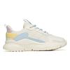 Anta Lifestyle Series Fabric Synthetic Leather Non-Slip Wear-Resistant Lightweight Low-Top Dad Shoes Women Sneakers White Blue Yellow 922048823-8